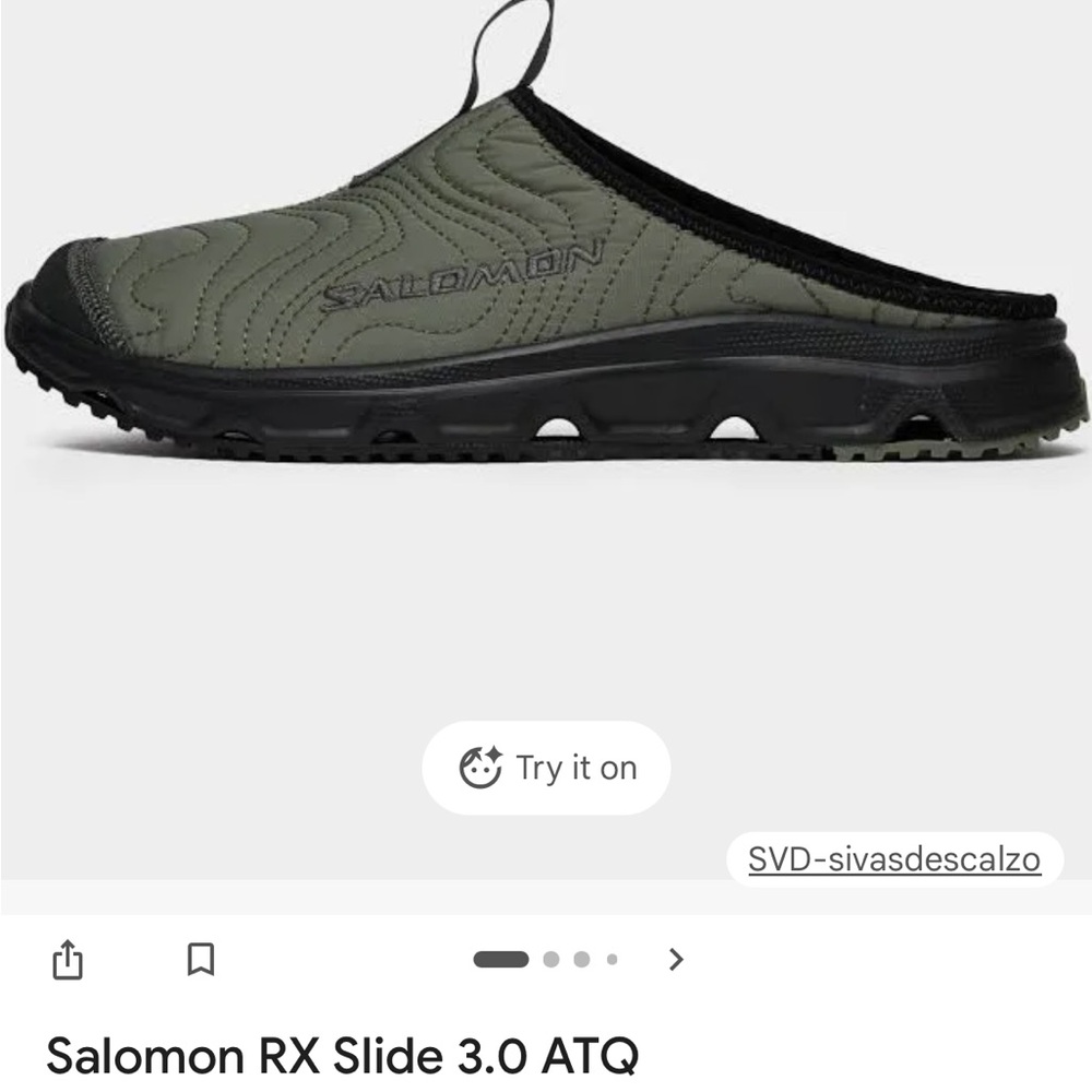 Salomon RX Slide 3.0 ATQ Olive Slip-Ons